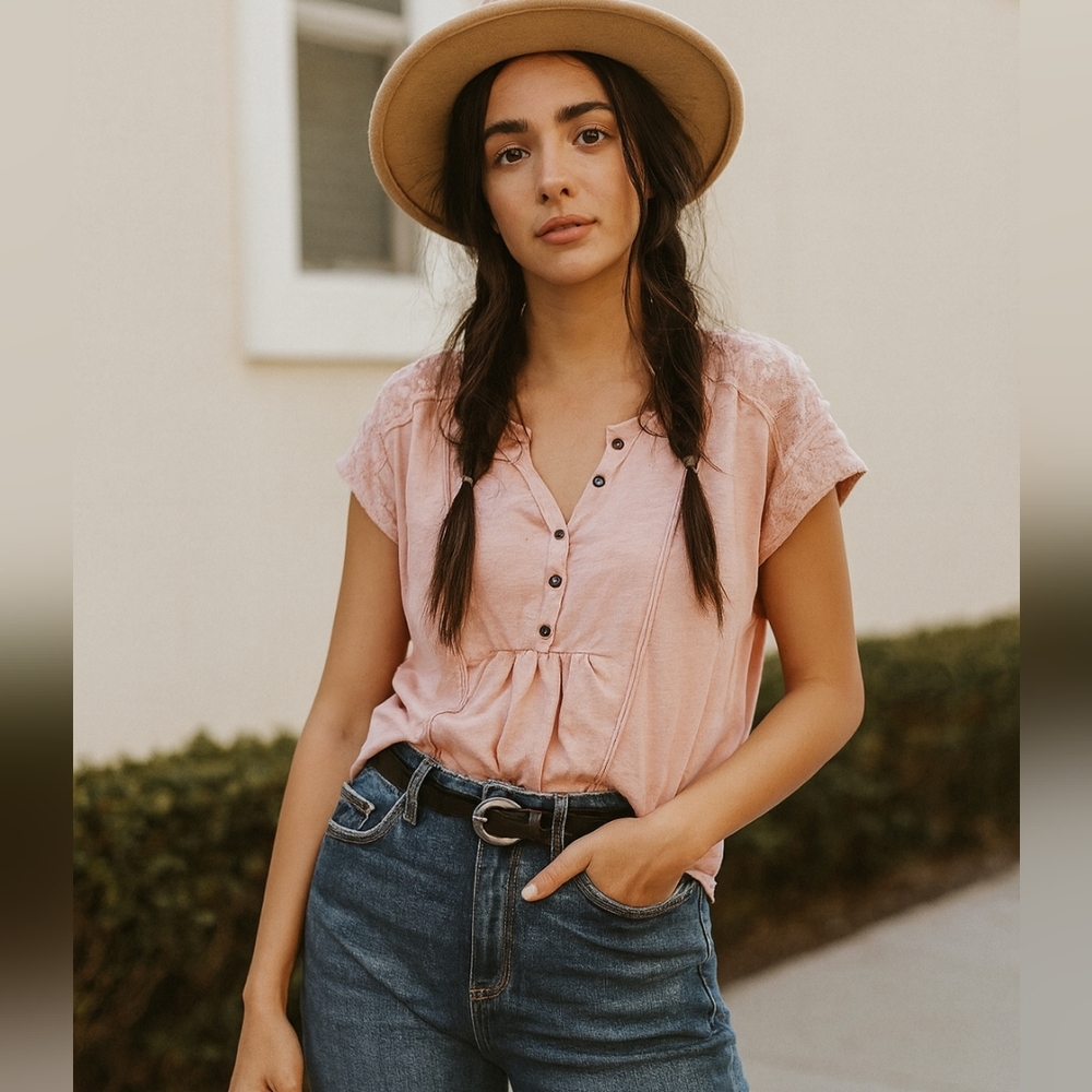 Knox Rose 100% Cotton Top Sz Small
